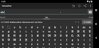 Unicode Pad Screenshot8