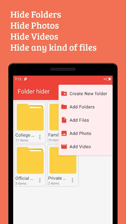 Lock my Folder - Folder hider Screenshot3
