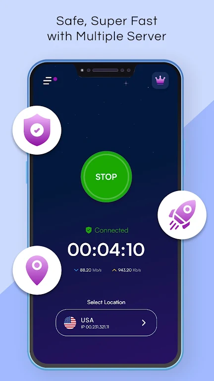 Pronto VPN : Fast & Secure VPN Screenshot4