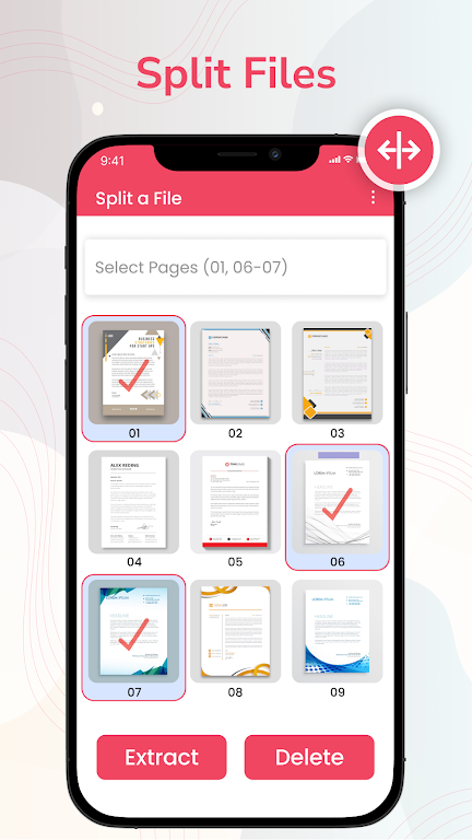 Split & Merge PDF files Screenshot4