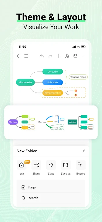 EdrawMind: AI Mind map & Note Screenshot4