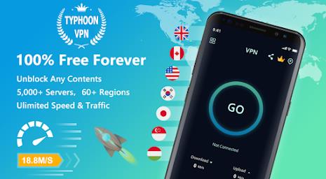 Typhoon VPN - Super Fast VPN Screenshot5