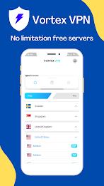 Vortex VPN - Fast VPN Proxy Screenshot2