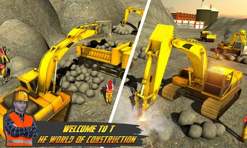 Stone Crusher Excavator Simula Screenshot1