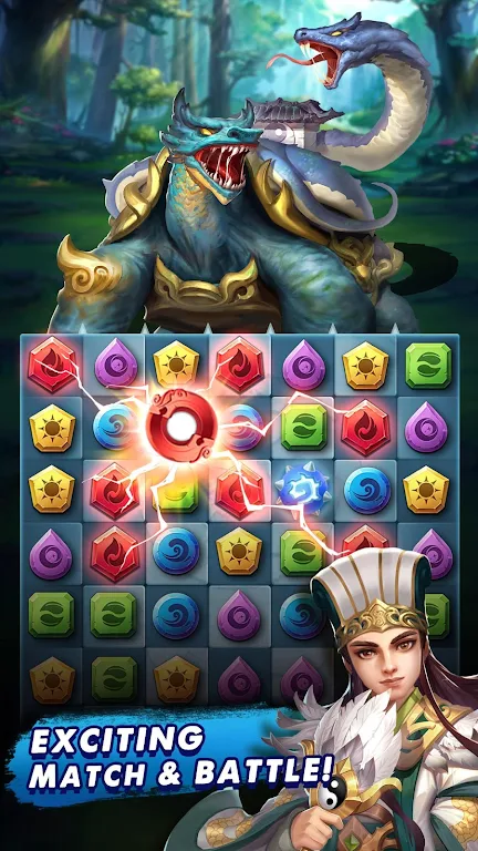 Three Kingdoms & Puzzles: Matc Screenshot1