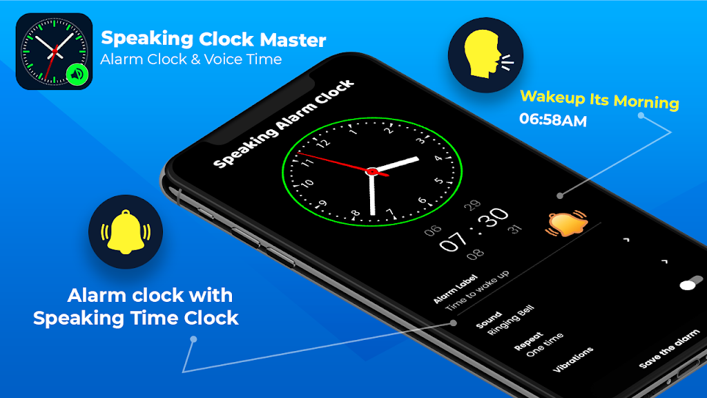 Speaking Clock - Hourly Chime Screenshot1