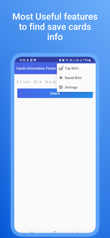 Cards Information Finder Screenshot2