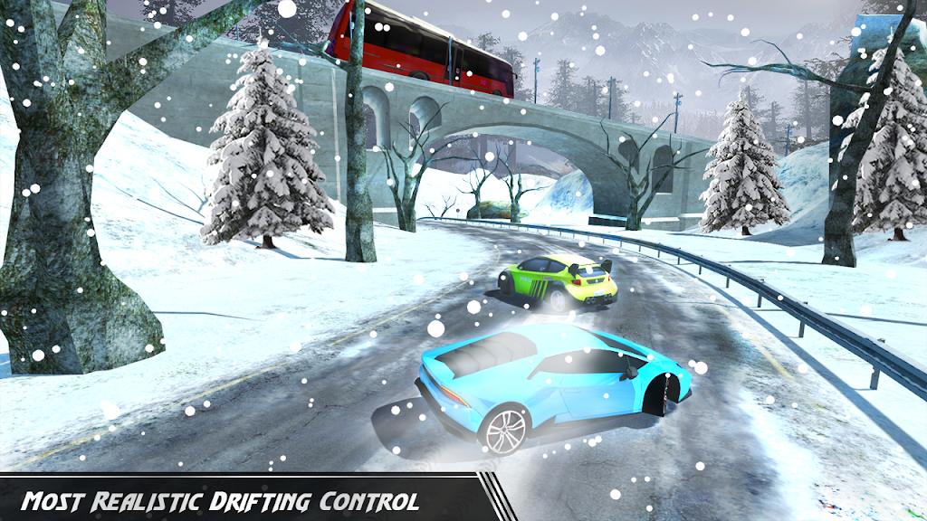 Snow Car Drift & Car Racing Screenshot2