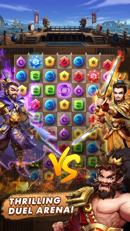 Three Kingdoms & Puzzles: Matc Screenshot3