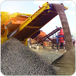 Stone Crusher Excavator Simula APK