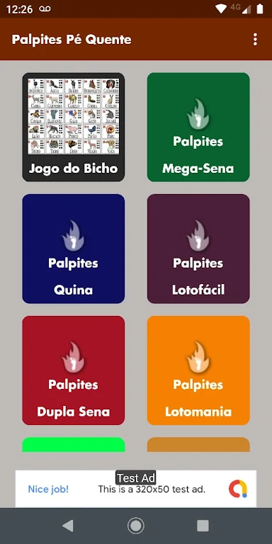 Palpites Pé Quente Screenshot2