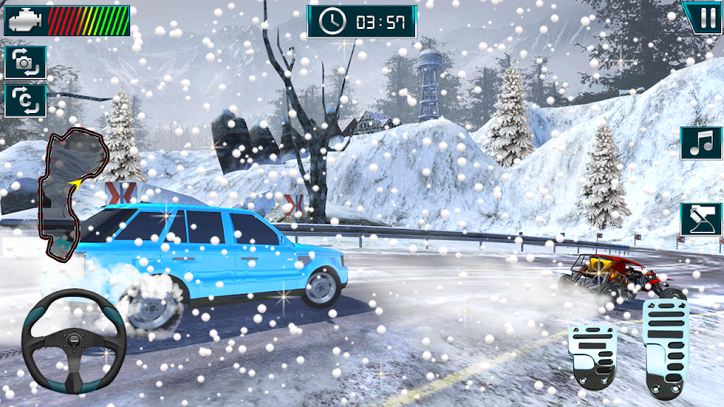 Snow Car Drift & Car Racing Screenshot3