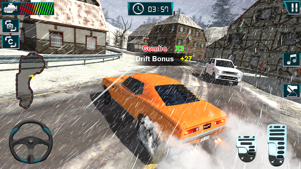 Snow Car Drift & Car Racing Screenshot1