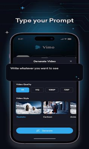 Vimo: AI Video Generator Screenshot2