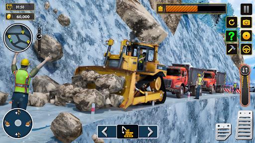 Snow Offroad Construction Excavator Screenshot1