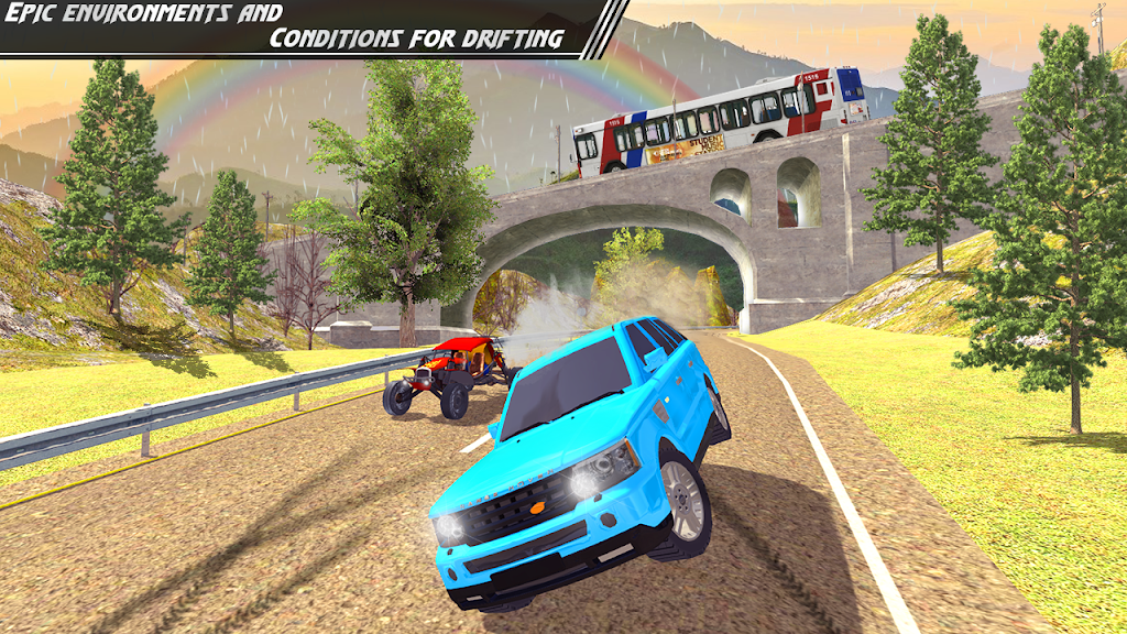 Snow Car Drift & Car Racing Screenshot4