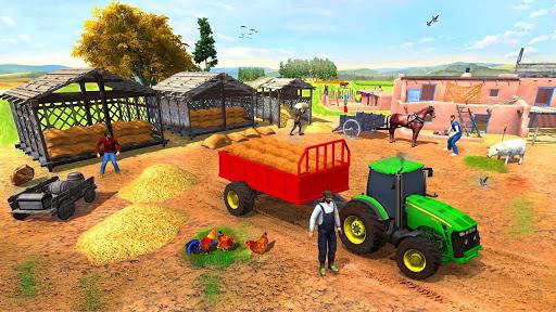 Farming Tractor Simulator: Offroad Tractor Driving Screenshot1