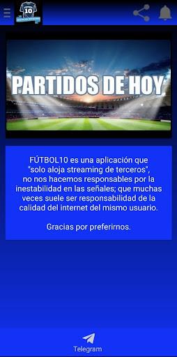 Futbol10 - Fútbol en vivo Screenshot2