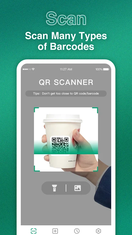 QR code scanner&Reader Screenshot1