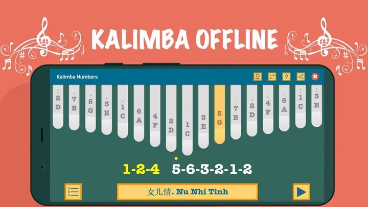 Kalimba App With Songs Numbers Screenshot1