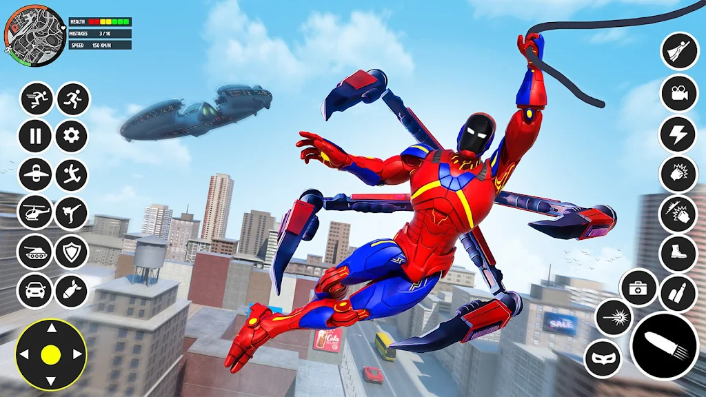 Spider Rope Flying Hero games Screenshot2