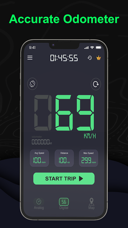 Odometer: GPS Speedometer App Screenshot2