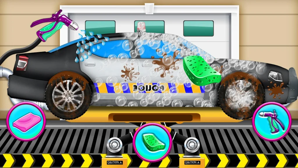 Police Car Wash Cleanup Screenshot3