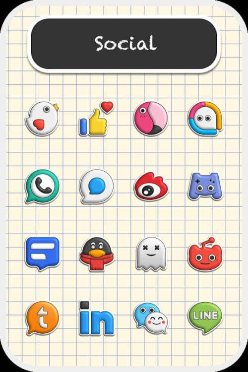 Poppin icon pack Mod Screenshot3