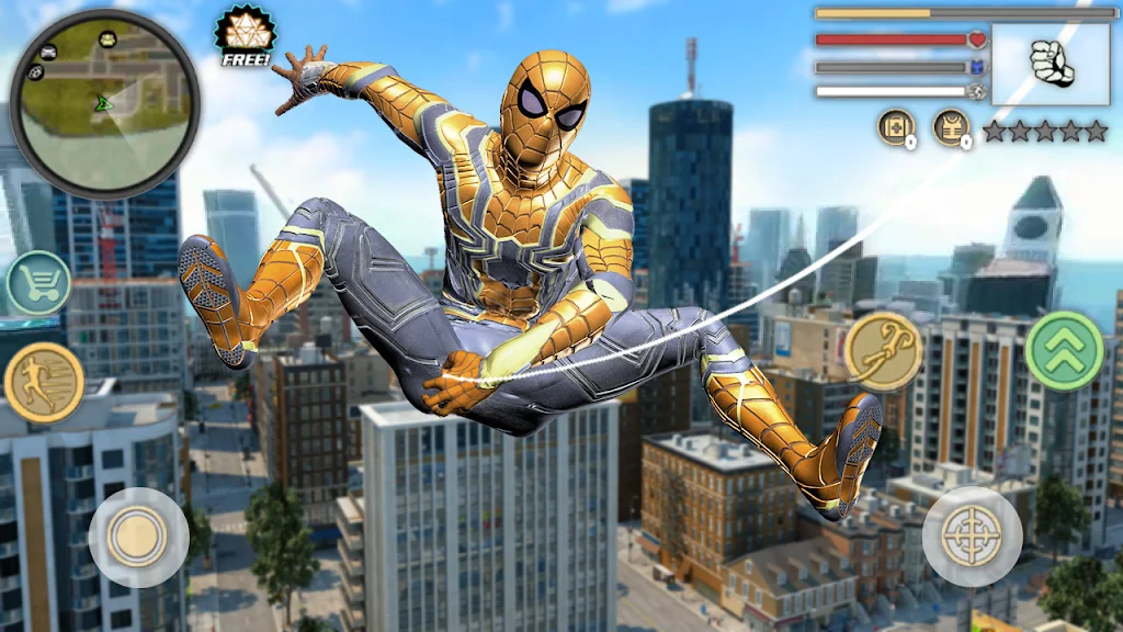 City Gangster Rope Hero Spider Screenshot1