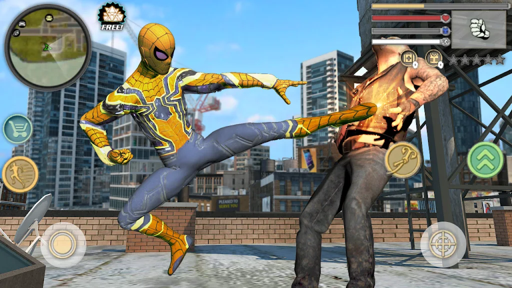 City Gangster Rope Hero Spider Screenshot2