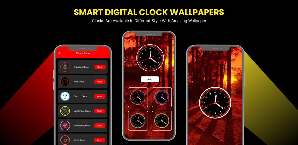 Smart Digital Clock Wallpapers Screenshot2