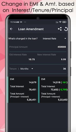 Loan/Mortgage EMI Calculator Screenshot3