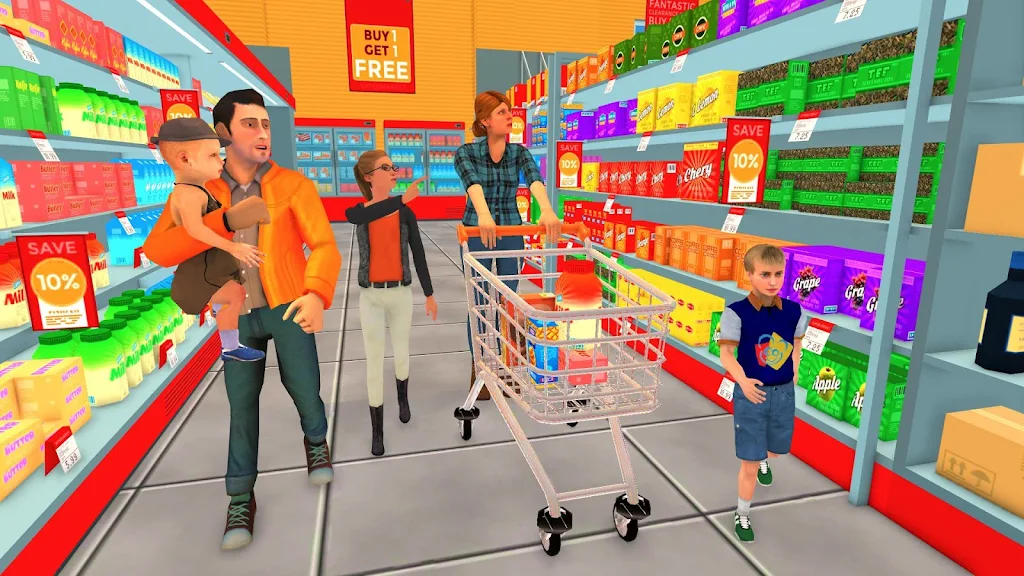 Virtual Family Mom Babysitting Screenshot2