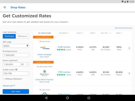 Mortgage Calculator & Rates Screenshot3