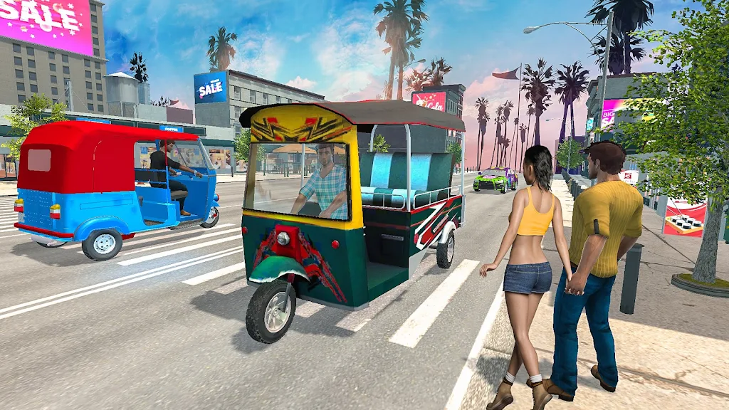 Grand Tuk Tuk Rickshaw Game Screenshot1