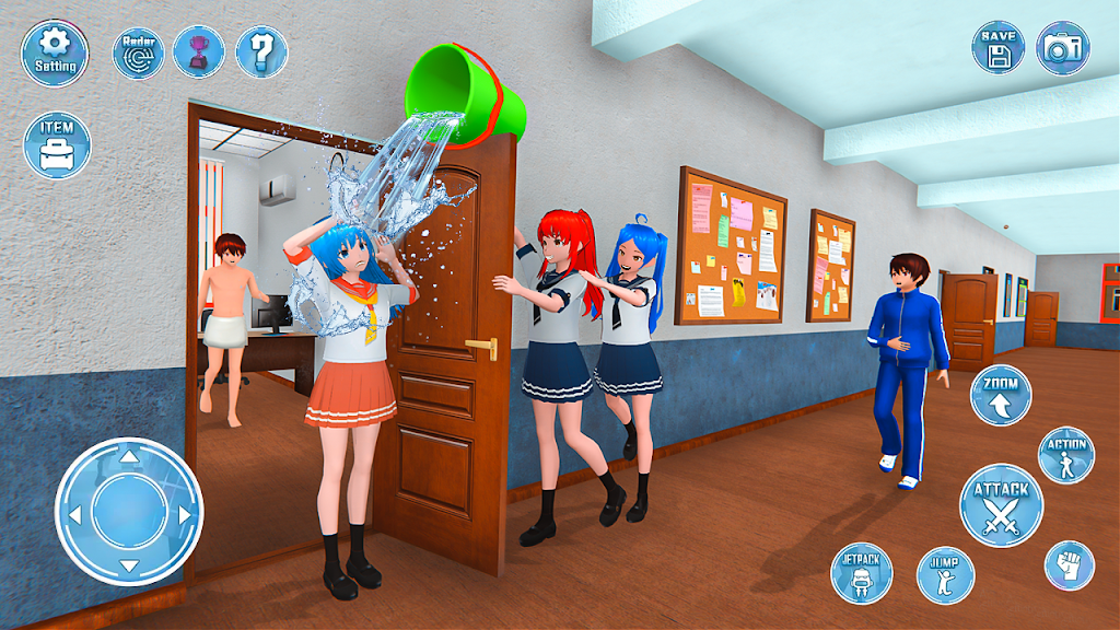 Anime High School Girl 3D Sim Screenshot4