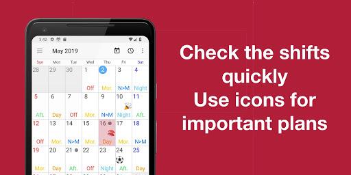 Shift Work Calendar Screenshot4