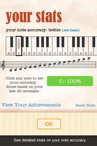 Note Trainer Lite Learn Piano Screenshot2