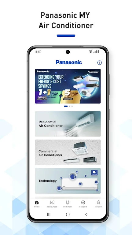 Panasonic MY Air Conditioner Screenshot1