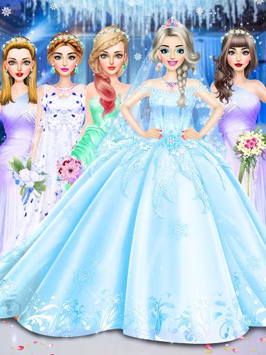 Ice Princess Wedding Dress Up Stylist Screenshot2