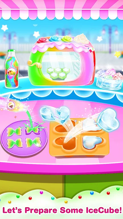 Unicorn icy slush maker Game Screenshot3