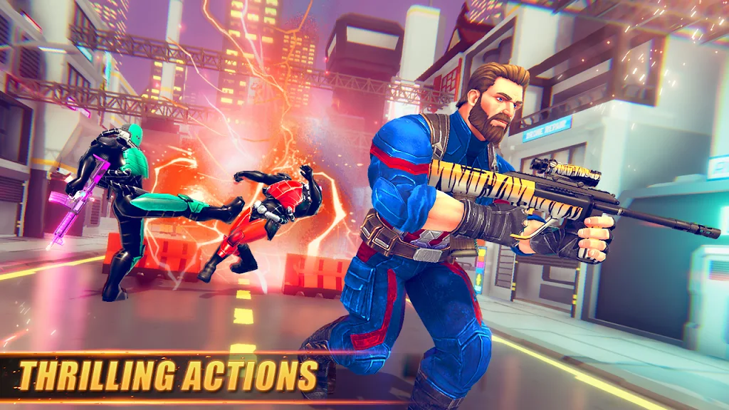 Superhero FPS Shooting Battles Screenshot1