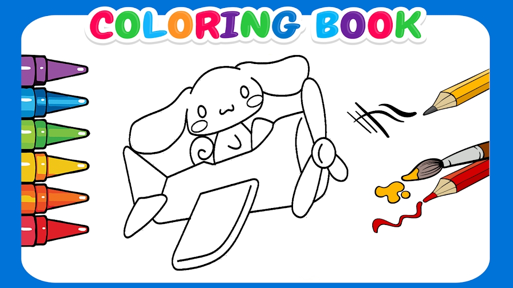 Cute Cinnamoroll coloring book Screenshot3