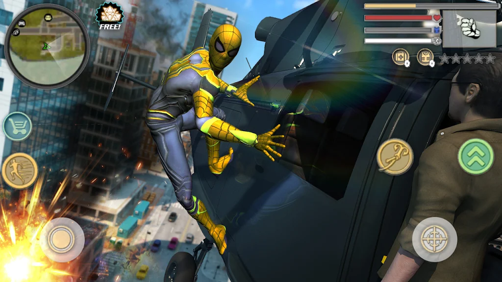 City Gangster Rope Hero Spider Screenshot3