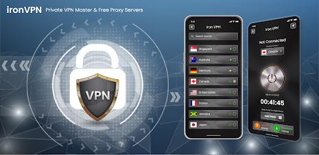 Iron VPN - Private VPN Master Screenshot1