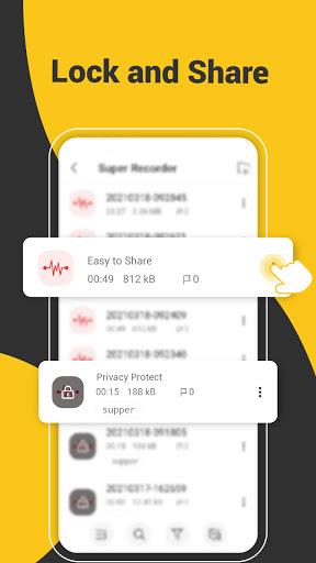 Super Recorder-Free Voice Recorder+Sound Recording Screenshot3