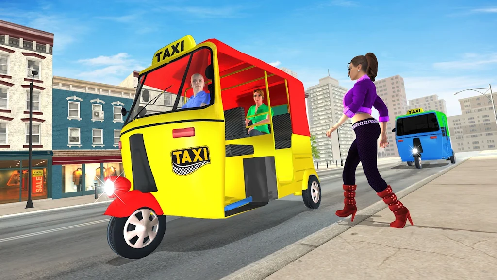 Grand Tuk Tuk Rickshaw Game Screenshot3