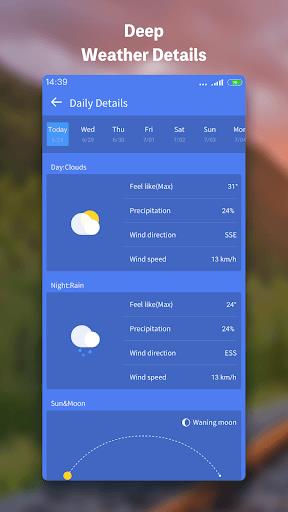 Weather Forecast - Weather Live & Radar & Widget Screenshot2