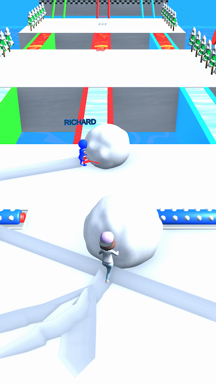 Snowball Race: Snow Game Screenshot3