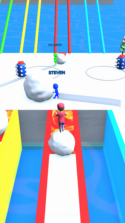 Snowball Race: Snow Game Screenshot4